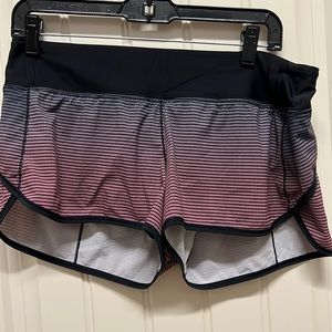 Lululemon speed shorts swim material